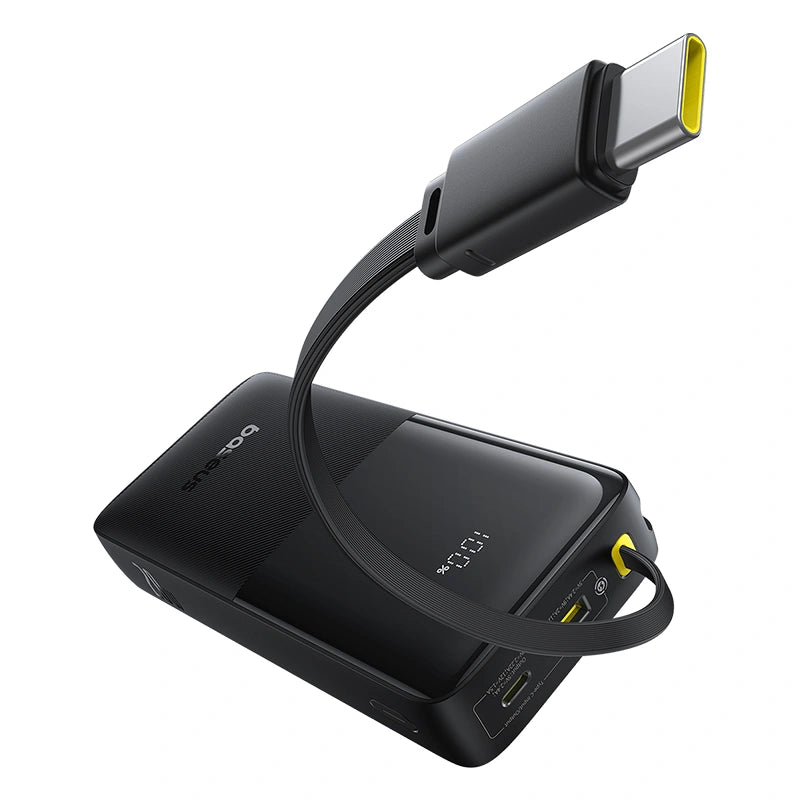Baseus Bipow 2 Digital Display 10000mAh 20W Power Bank with Built-in Type-C Cable - view 2