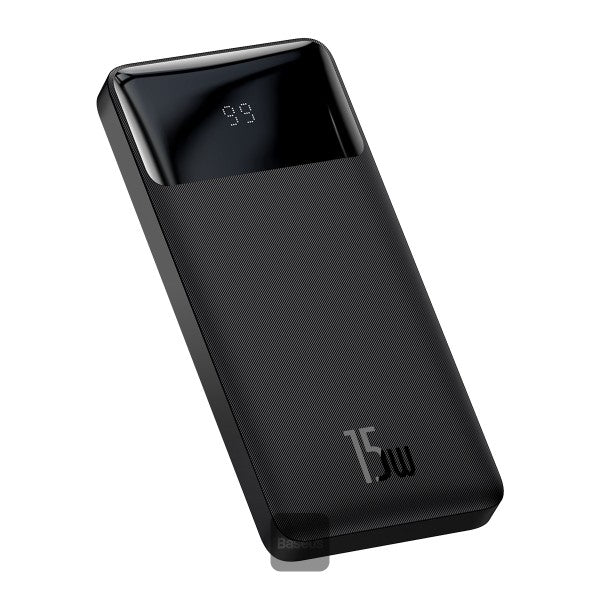 Baseus Bipow Digital Display Power Bank 30000mAh 15W Black