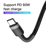 Baseus Cafule PD2.0 60W USB-C Fast Charging Cable - view 5