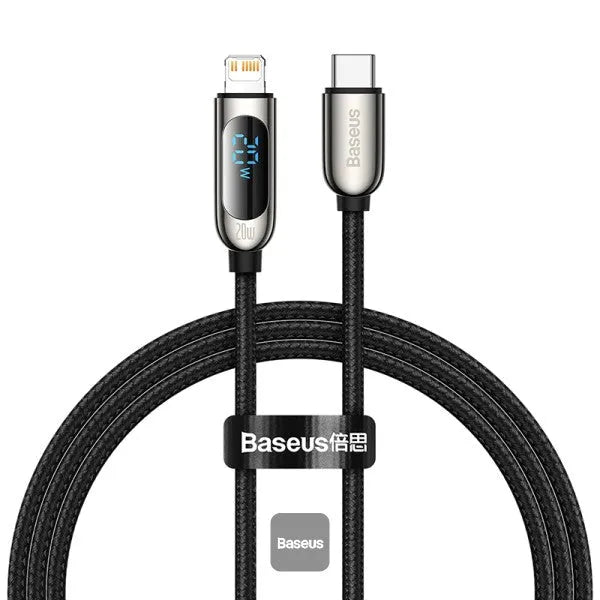 Baseus CATYS-A01 Display Fast Charging Data Cable Type-C to Lightning 20W
