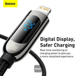 Baseus CATYS-A01 Display Fast Charging Data Cable Type-C to Lightning 20W - view 3