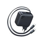 Baseus CJ21 67W GaN Fast Charger with Dual Retractable Cables