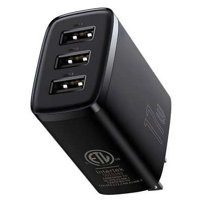 Baseus Compact Charger 3U 17W - USB Wall Charger