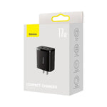 Baseus Compact Charger 3U 17W best price at TechAndExperts Pakistan