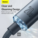 Baseus Crystal Shine Series Fast Charging Data Cable Type-C to iP 20W - view 3