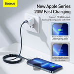 Baseus Crystal Shine Series Fast Charging Data Cable Type-C to iP 20W - view 5