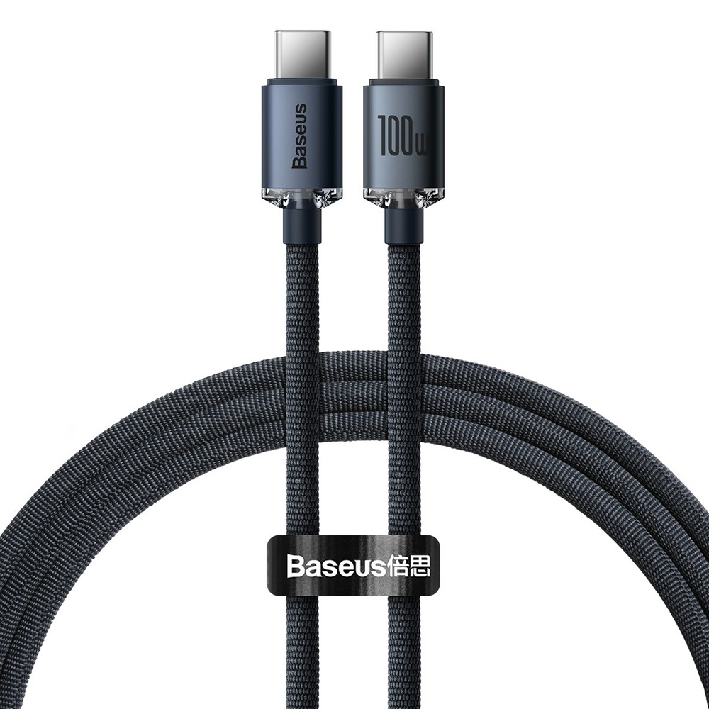 Baseus Crystal Shine Series 100W USB-C to USB-C Fast Charging Data Cable