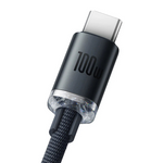 Baseus Crystal Shine Series 100W USB-C Fast Charging Data Cable - view 2