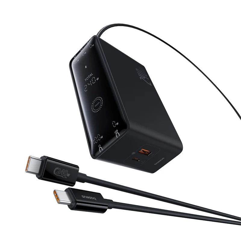Baseus 240W (3C+U+DC) GaN Desktop Fast Charger