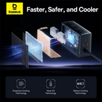 Baseus 240W (3C+U+DC) GaN Desktop Fast Charger - view 5