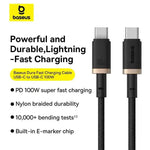 Baseus Dura Fast Charging Data Cable USB-C to USB-C 240W - view 7