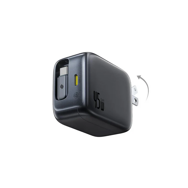 Baseus CJ11 EnerCore 45W Fast Charger with Retractable Cable