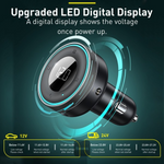 Baseus Enjoy Car Wireless MP3 Charger (Wireless 5.0+5V/3.4A)