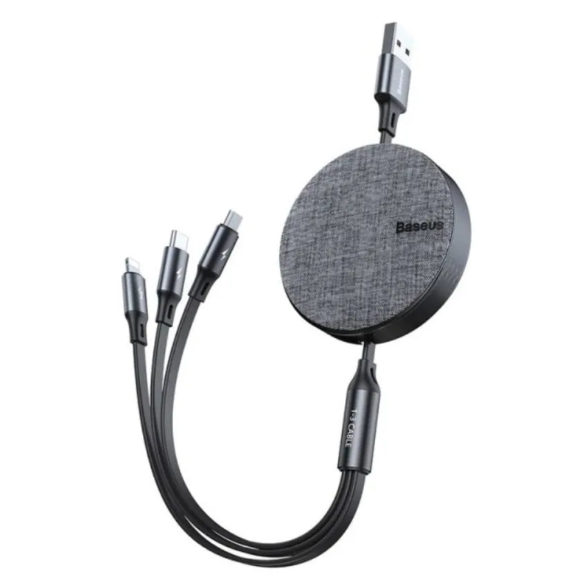Baseus Fabric 3-in-1 Flexible Fast Charging Cable