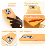 Baseus Fauxther Series PU Leather Magnetic Case for iPhone 15 Series - view 7