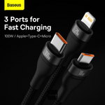 Baseus Flash Series II 100W Fast Charging Multi-Cable - view 7