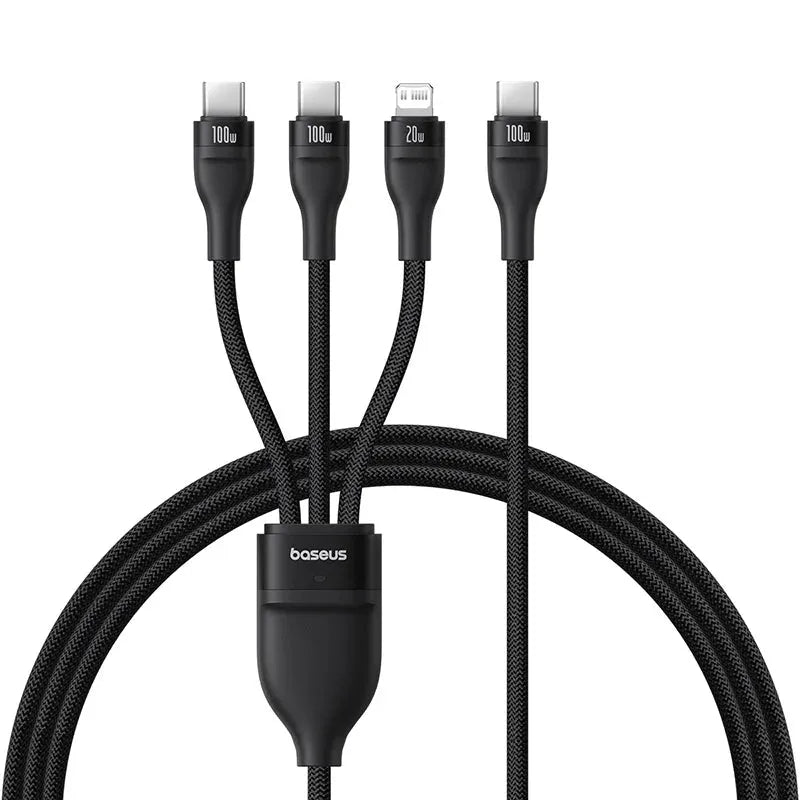 Baseus Flash Series 3 One-for-three 100W Fast Charging Cable