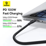 Baseus Flash Series 3 One-for-three 100W Fast Charging Cable - view 8