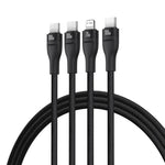 Baseus Flash Series 3 One-for-three 100W Fast Charging Cable - view 2