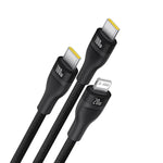 Baseus Flash Series 3 One-for-three 100W Fast Charging Cable - view 4