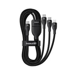 Baseus Flash Series 3 One-for-three 100W Fast Charging Cable - view 6