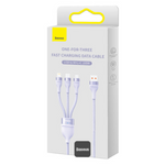 Baseus Flash Series Ⅱ 100W 3-in-1 Fast Charging Data Cable - view 4