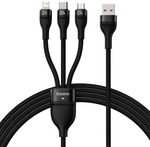 Baseus Flash Series Ⅱ 100W 3-in-1 Fast Charging Data Cable