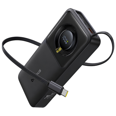 Baseus Free2Pull Power Bank with Retractable Cable 10000mAh 30W