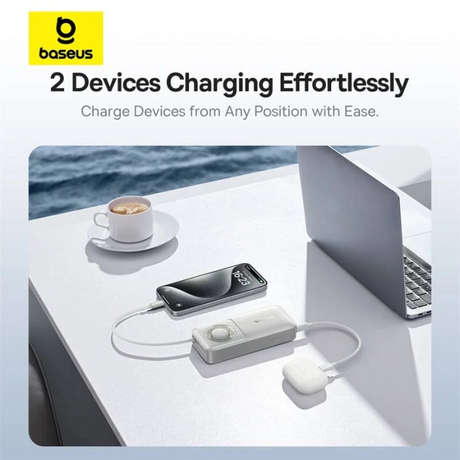 Baseus Free2Pull Power Bank with Retractable Cable 10000mAh 30W