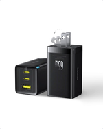 Baseus GaN5 Pro Fast Charger 2C+U 65W US Pack of 2