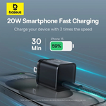 Baseus GaN5S 20W USB-C GaN Fast Charger - view 5