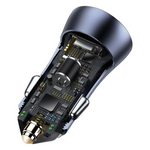 Baseus Golden Contactor Pro Dual Port Fast Car Charger - view 4