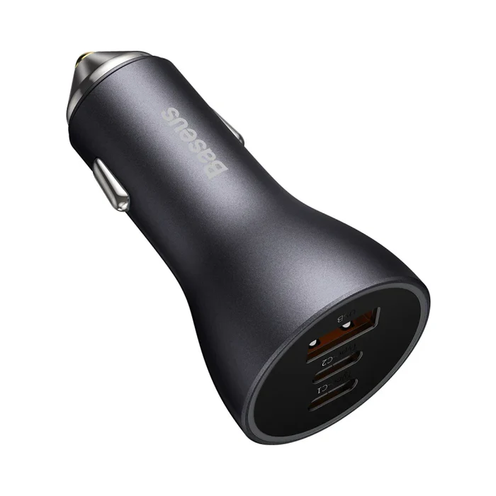 Baseus Golden Contactor Pro 65W Triple Port USB Car Charger