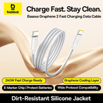 Baseus Graphene 2 240W USB-C to USB-C Fast Charging Data Cable