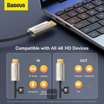 Baseus High Definition Series Optic Fiber HDMI 4K Cable 15M - view 4