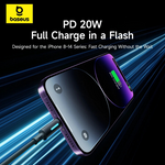 Baseus Lit Button-Control 20W USB-C to Lightning Fast Charging Data Cable - view 8