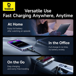 Baseus Lit Button-Control 20W USB-C to Lightning Fast Charging Data Cable - view 6