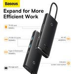 Baseus Lite Series 6-Port USB-C Hub Docking Station