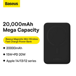 Baseus Magnetic Mini Wireless Fast Charge Power Bank 20000mAh 20W - view 8