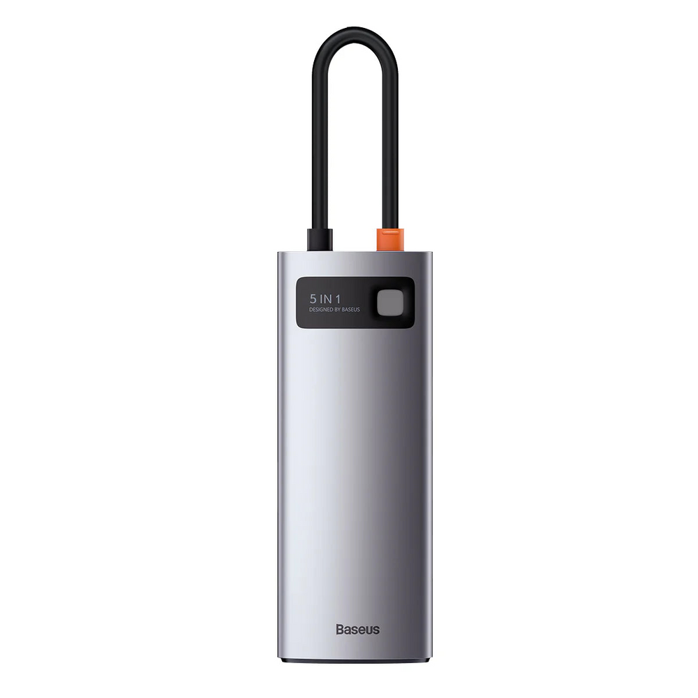 Baseus Metal Gleam Series 5-in-1 USB-C Hub Docking Station