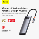 Baseus Metal Gleam Series 5-in-1 USB-C Hub Docking Station - view 8