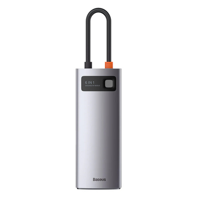 Baseus Metal Gleam Series 6-in-1 USB-C Hub Docking Station