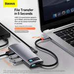 Baseus Metal Gleam Series 6-in-1 USB-C Hub Docking Station - view 6