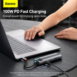 Baseus Metal Gleam Series 7-in-1 USB-C Hub Docking Station - view 5