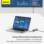 Baseus Metal Gleam Series 7-in-1 USB-C Hub Docking Station - view 4