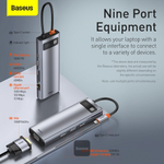Baseus Metal Gleam Series 9-in-1 USB-C Hub Docking Station - view 7