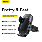 Baseus Milky Way Pro 15W Wireless Charging Car Phone Holder - view 4