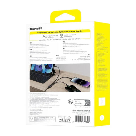 Baseus Ultra Fast 3-in-1 Fast Charging Cable