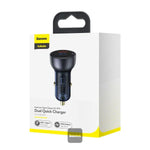 Baseus Particular 65W Digital Display Dual Port Fast Car Charger - view 3