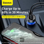 Baseus Particular 65W Digital Display Dual Port Fast Car Charger - view 8